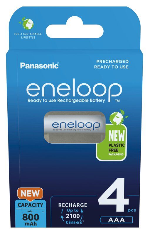 Eneloop 800mAh AAA Ni-MH akkumulátor 4db/csomag