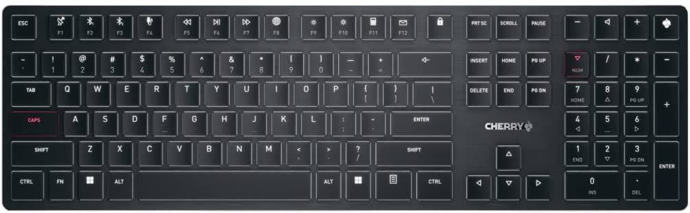 Cherry KW X ULP Wireless Keyboard Black US