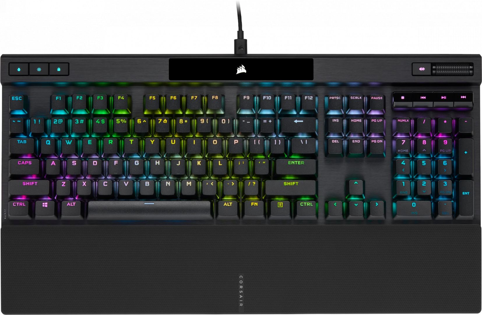 Corsair K70 RGB Pro Cherry MX Brown Mechanical Gaming Keyboard Black US