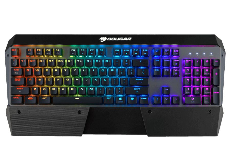 Cougar Attack X3 RGB Cherry MX Brown Mechanical Gaming Keyboard Iron Grey HU