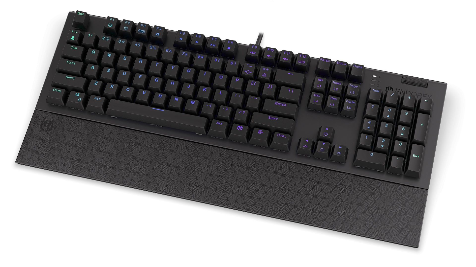 Endorfy Omnis Blue Switch Mechanical Keyboard Black US