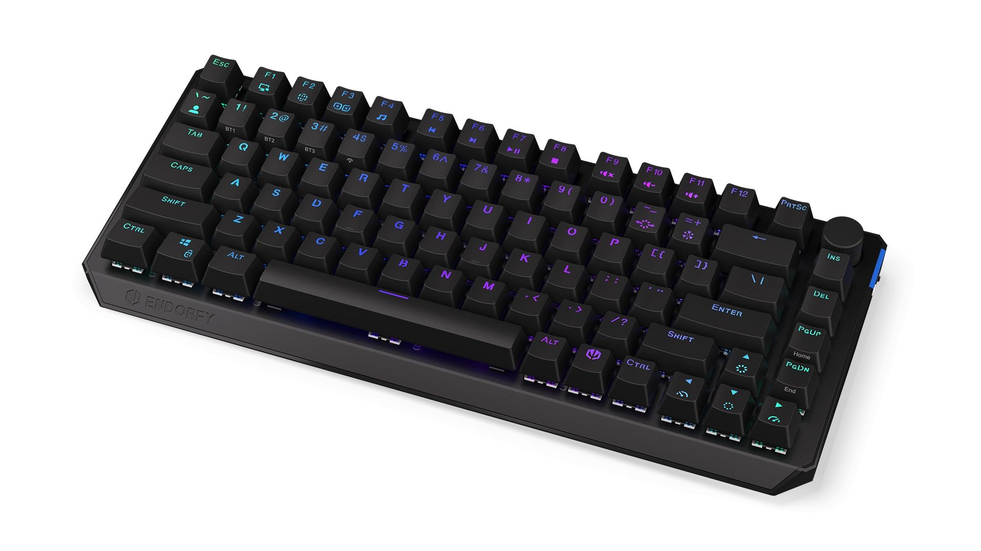 Endorfy Thock 75% Wireless Black Switch Mechanical Keyboard Black US