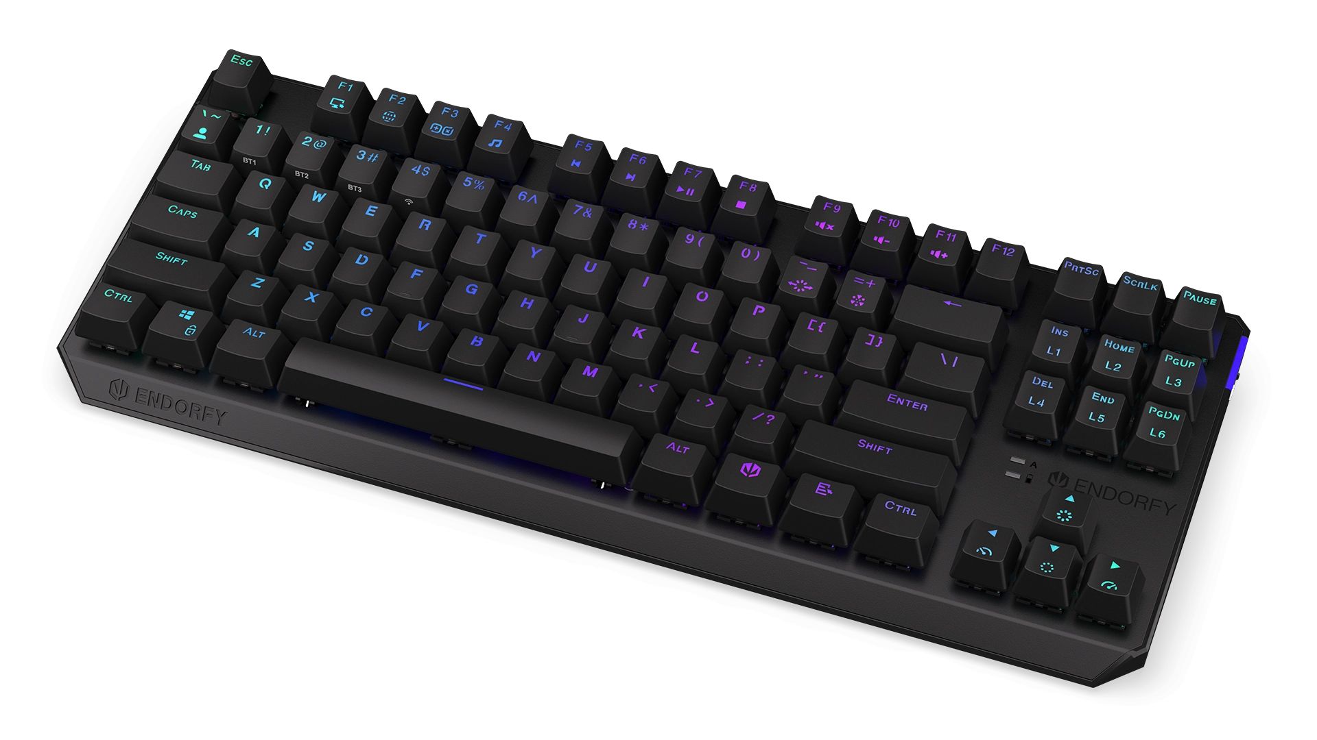 Endorfy Thock TKL Wireless Red Switch Mechanical Keyboard Black US