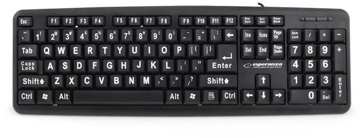 Esperanza Florida USB Keyboard Black UK