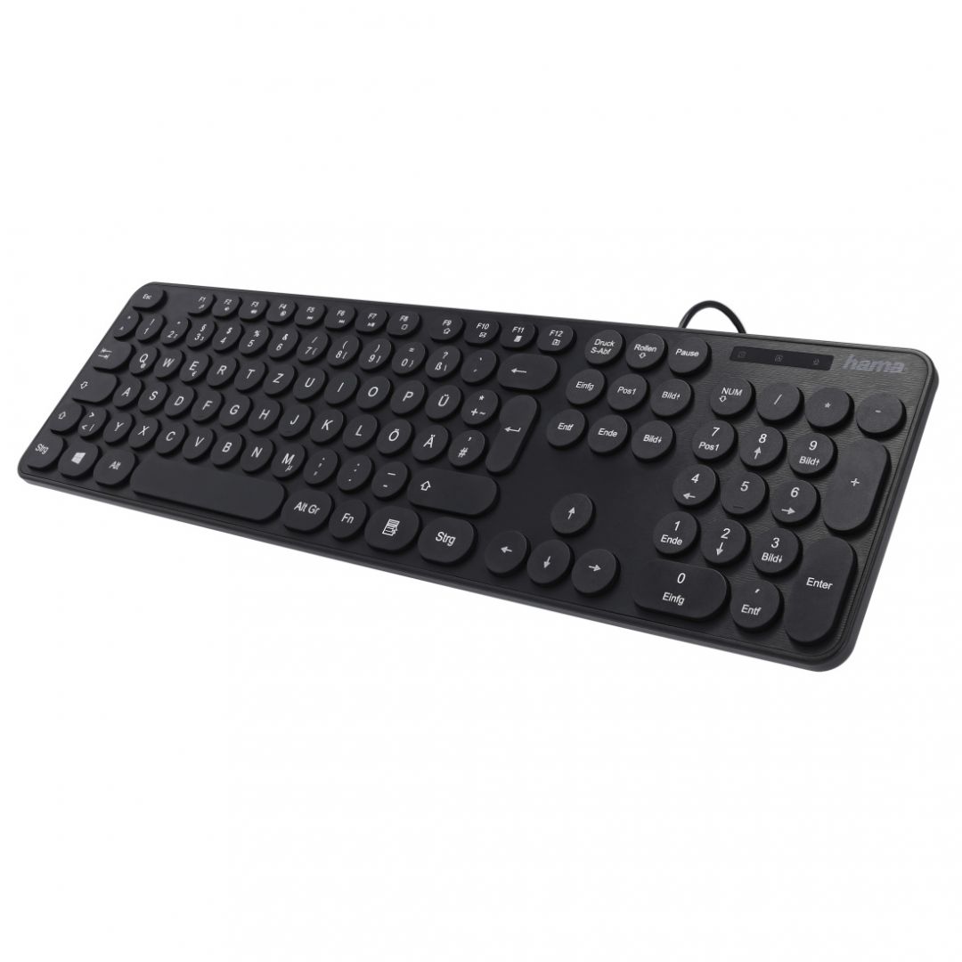 Hama KC-500 Keyboard Black HU