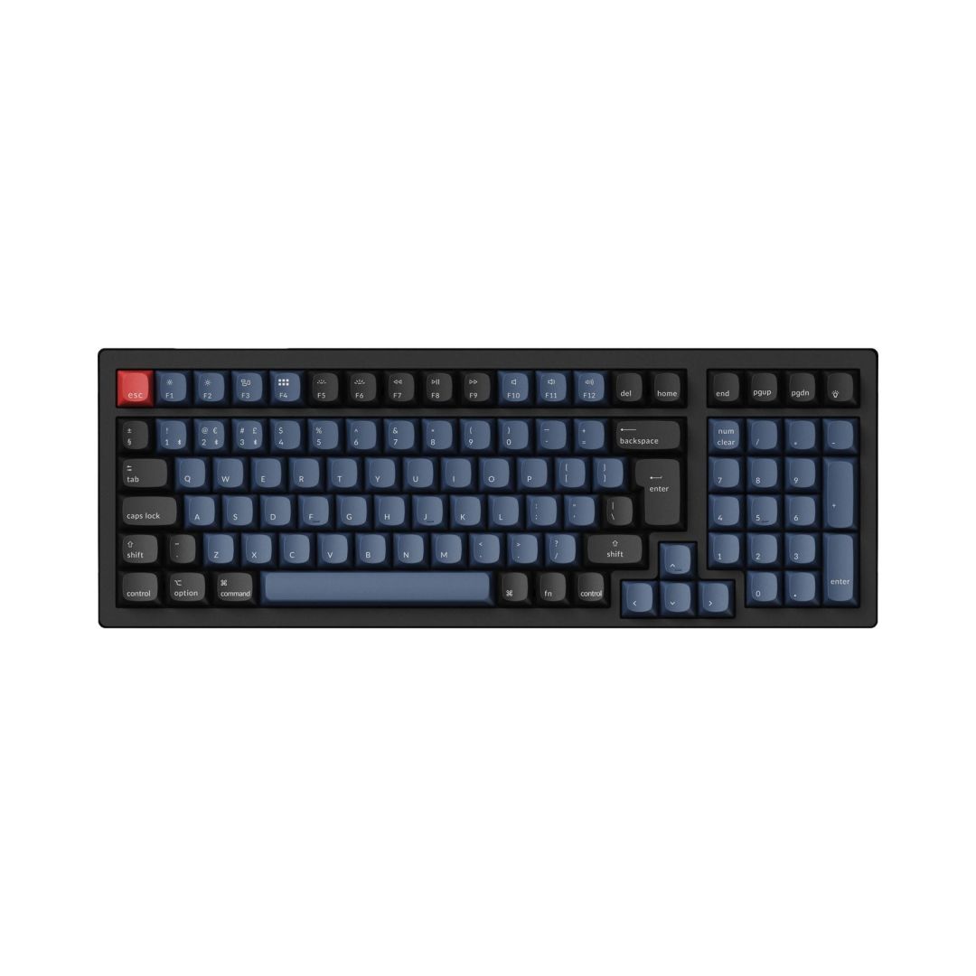 Keychron K4 Pro Wireless Mechanical RGB Blue Switch Black UK