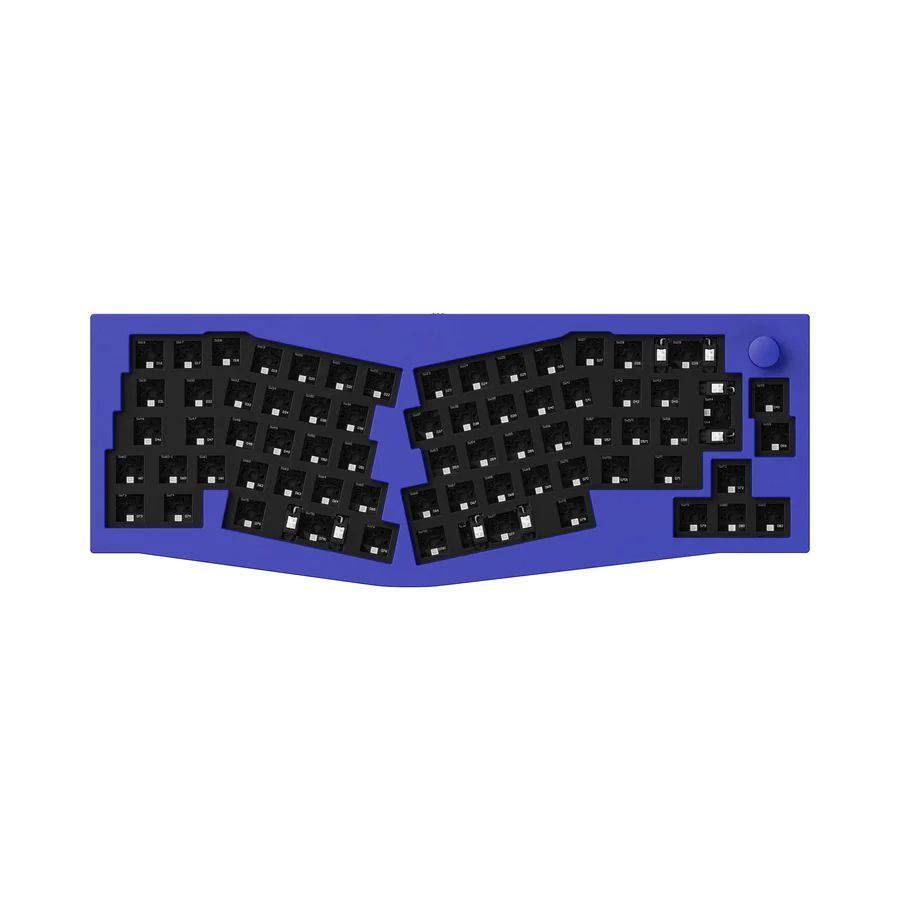 Keychron Q8 Swappable RGB Backlight Knob ISO Keyboard Barebone Navy Blue