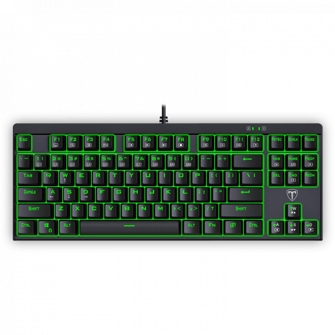 T-Dagger Corvette Wired Keyboard Blue Switch Black HU