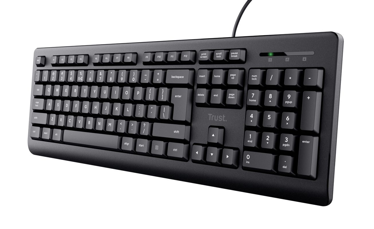 Trust TK-150 Silent Keyboard Black US