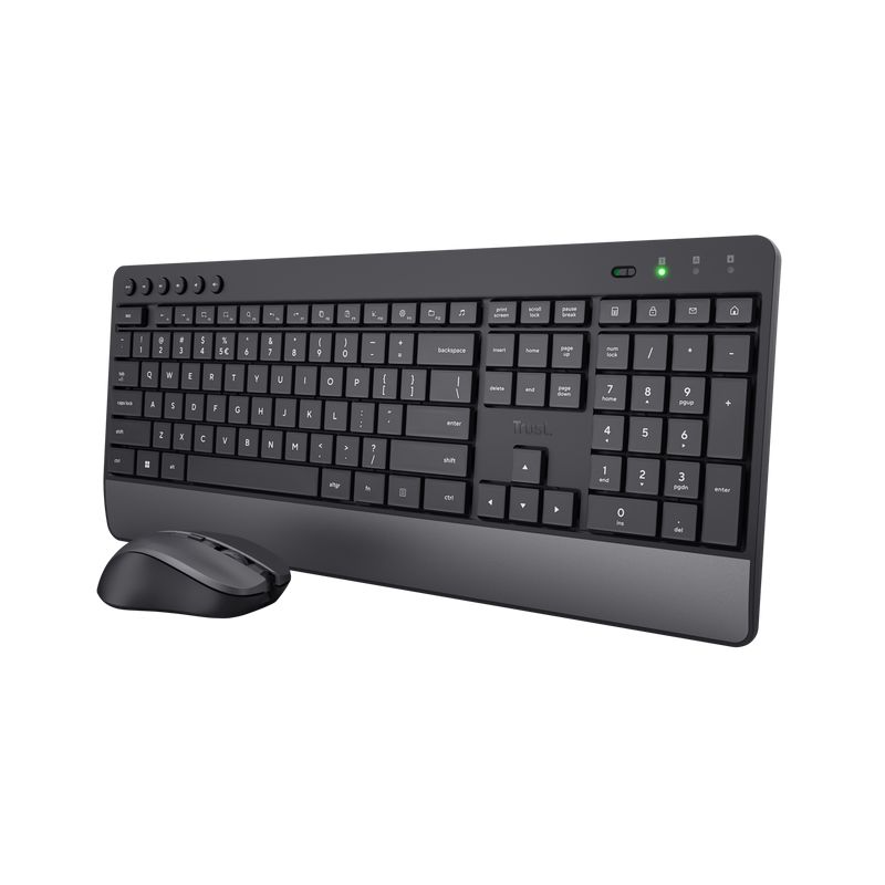 Trust Trezo Comfort Wireless Keyboard & Mouse Set Black US