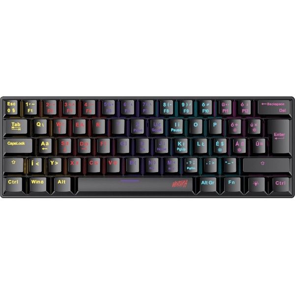 Ventaris Lissgard RGB Red Switch Mechanical Gamer Keyboard Black HU