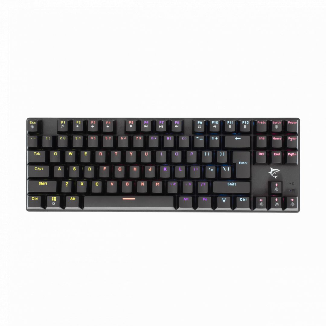 White Shark GK-2106B Commandos Blue Switch Mechanical Gaming Keyboard Black US