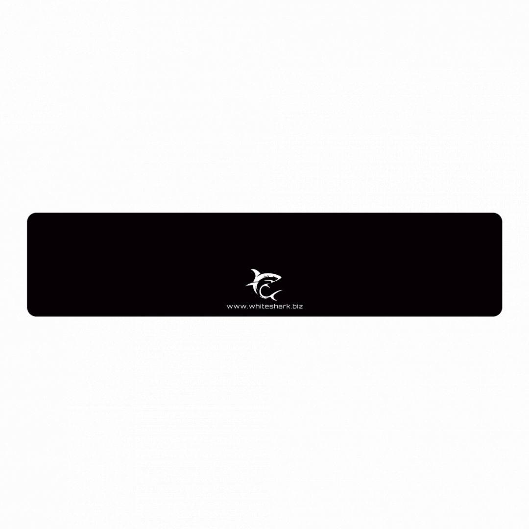 White Shark KP-1899 Keyboard wrist rest Black