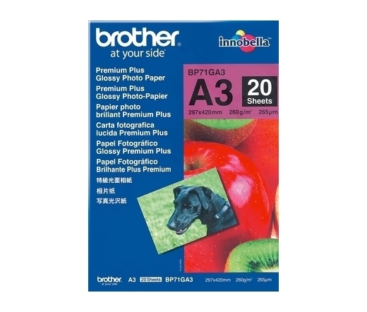 Brother Innobella Premium Plus 260g A3 20db Fényes Fotópapír