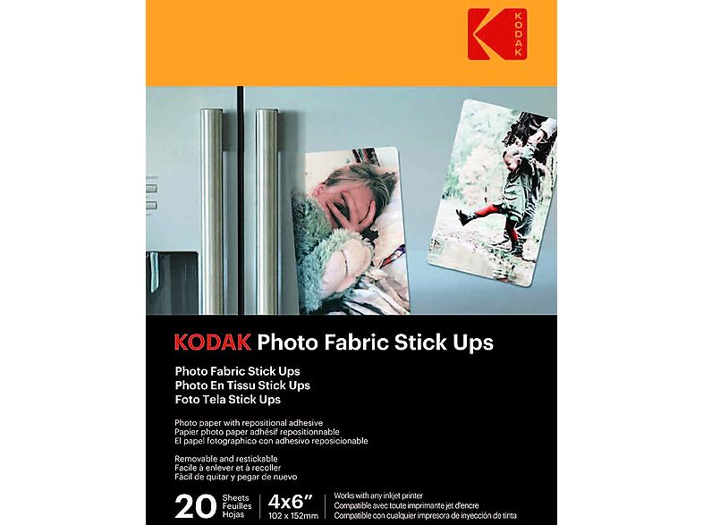 Kodak Photo Fabric 10x15 cm 20db Felragaszthatő felületű papír