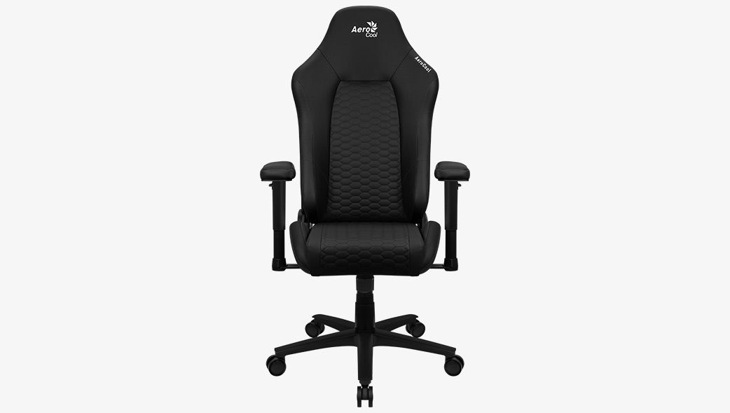 Aerocool AeroCool Gaming Stuhl CROWN Leatherette All Black