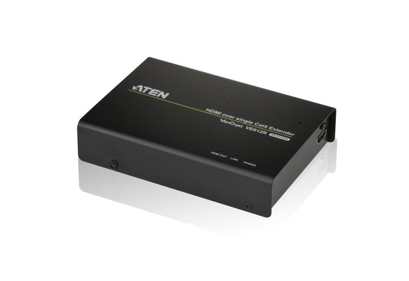 ATEN VE812R HDMI HDBaseT Receiver (4K@100m) (HDBaseT Class A) Black