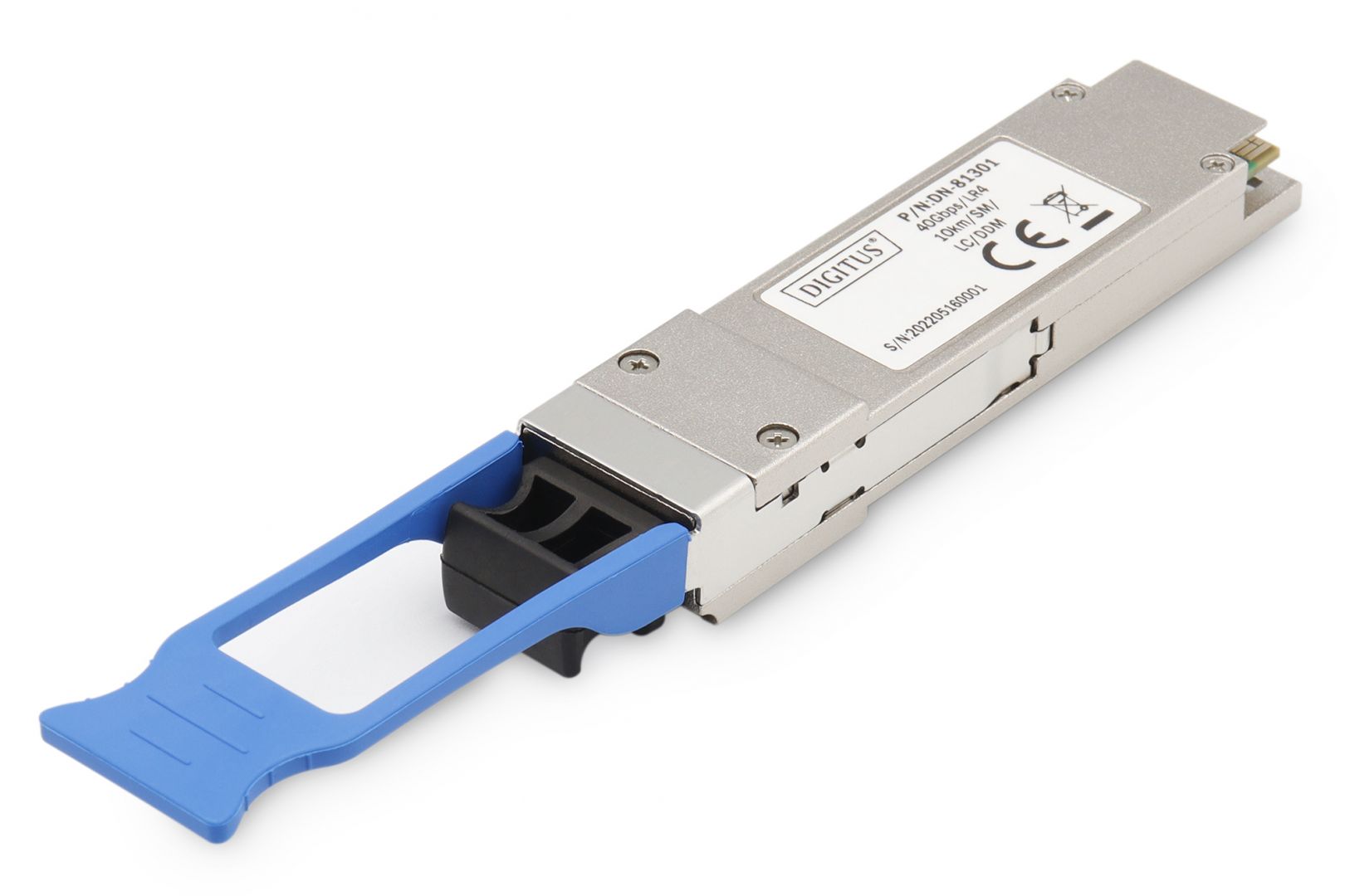 Digitus DN-81301 halózati adó-vevő modul Száloptikai 40000 Mbit/s QSFP+ 1310 nm