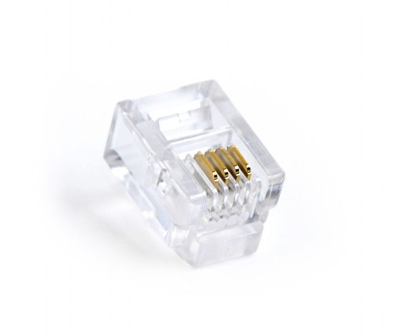 Gembird RJ11/MP-6P4C/100 Modular plug (15u