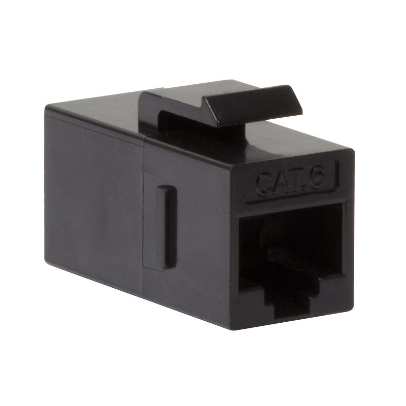 Logilink Cat.6 Keystone Inline Coupler UTP, 14.5 mm width Black