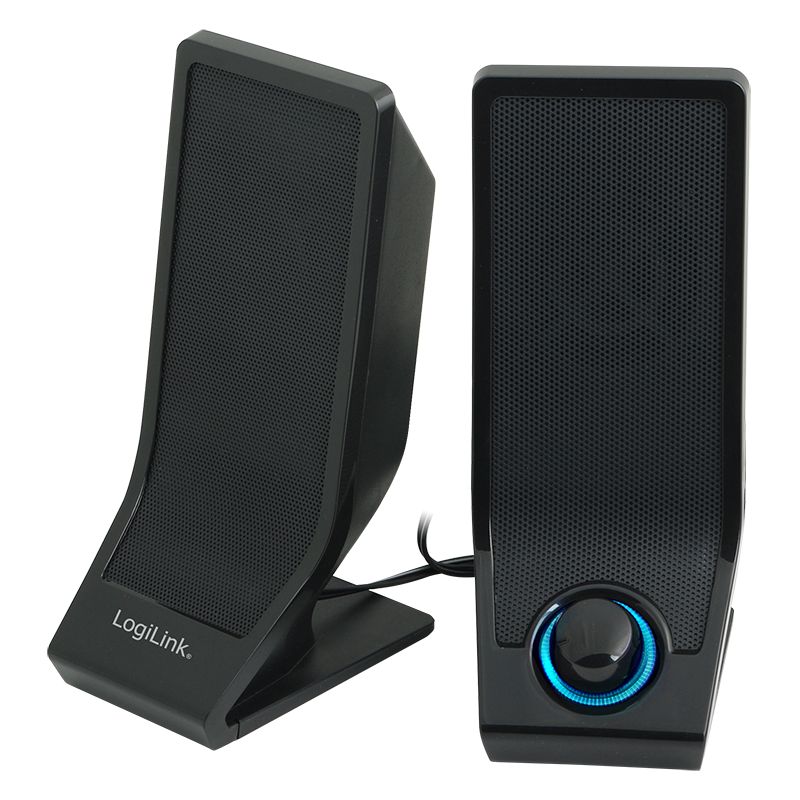 Logilink SP0027 2.0 Stereo active Speaker Black