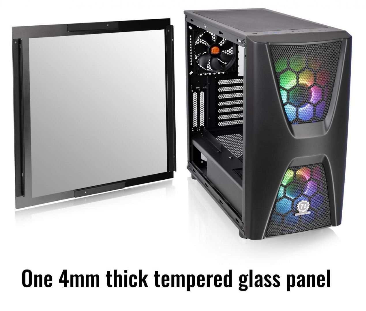 Thermaltake Commander C34 TG ARGB Tempered Glass Black