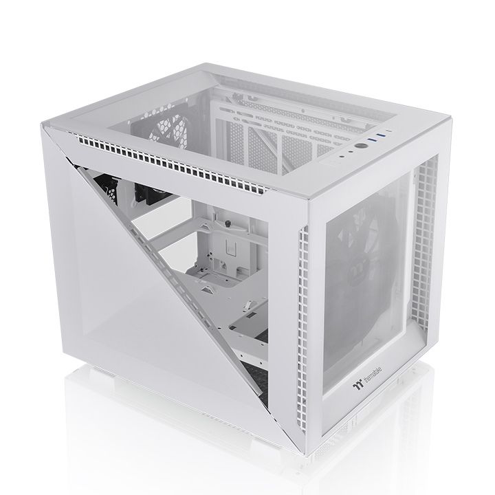 Thermaltake Divider 200 TG Snow Tempered Glass White