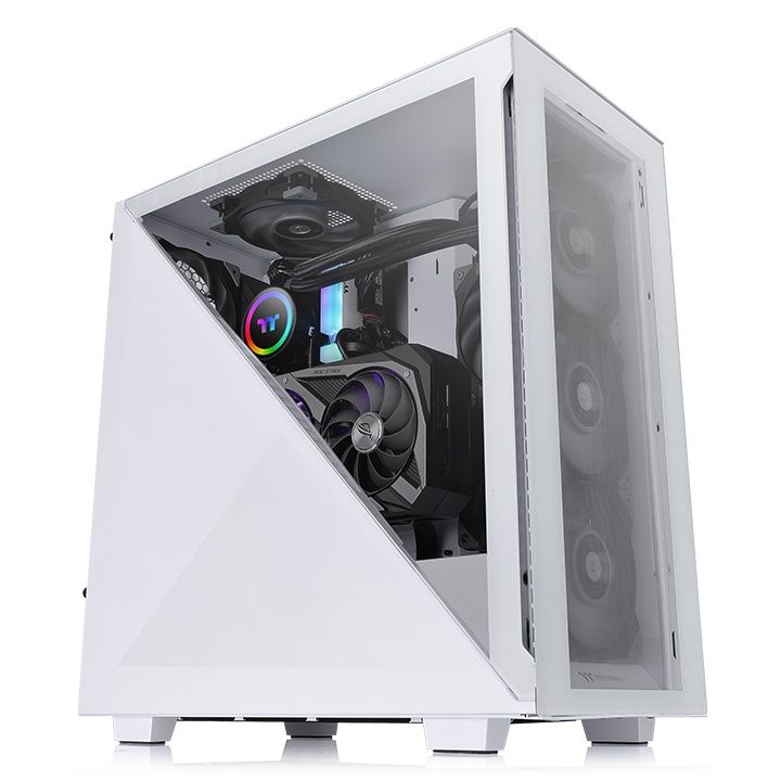 Thermaltake Divider 300 TG Snow Tempered Glass White