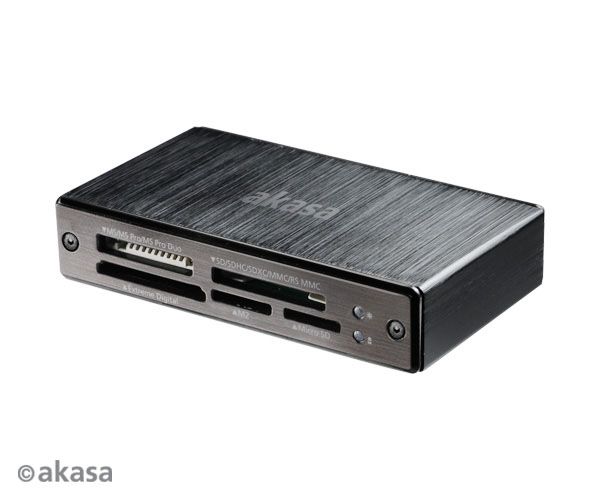 Akasa USB3.0 multi card reader Black