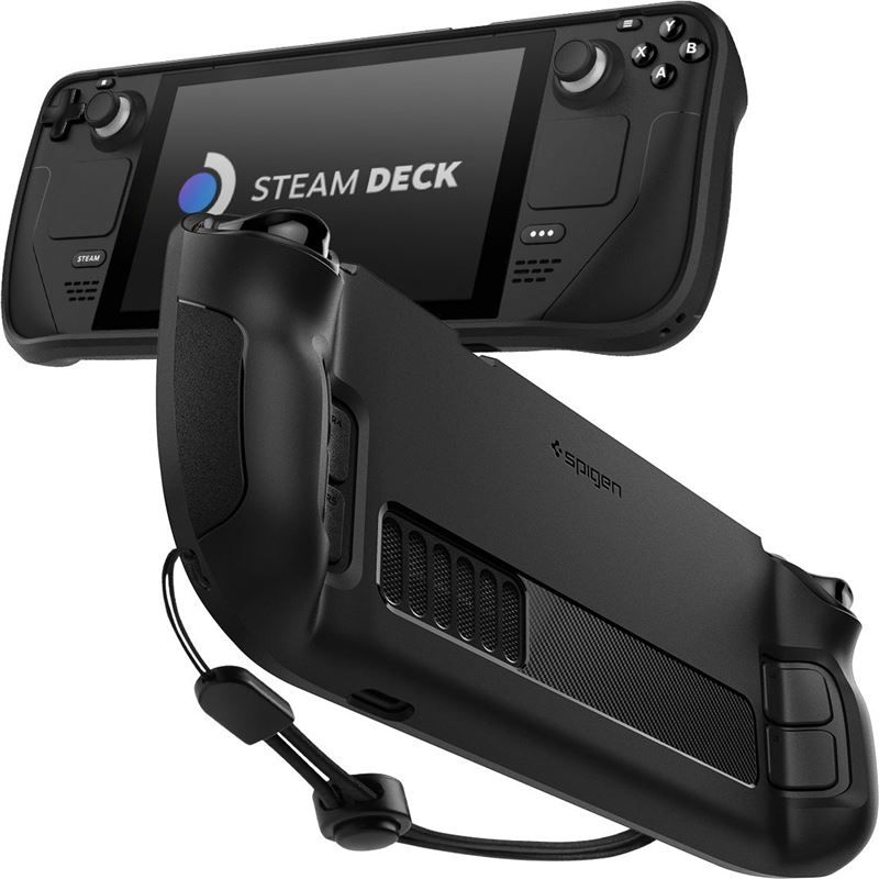 Spigen Rugged Armor Steam Deck Black