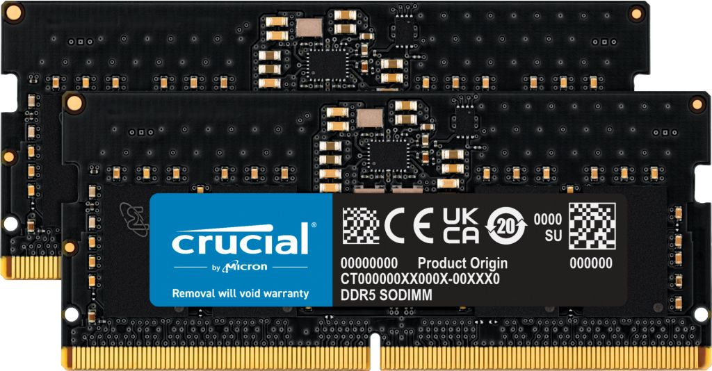 Crucial 16GB DDR5 5200MHz Kit(2x8GB) SODIMM