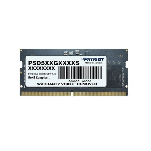 Patriot 32GB DDR5 5600MHz SODIMM Signature Line Black