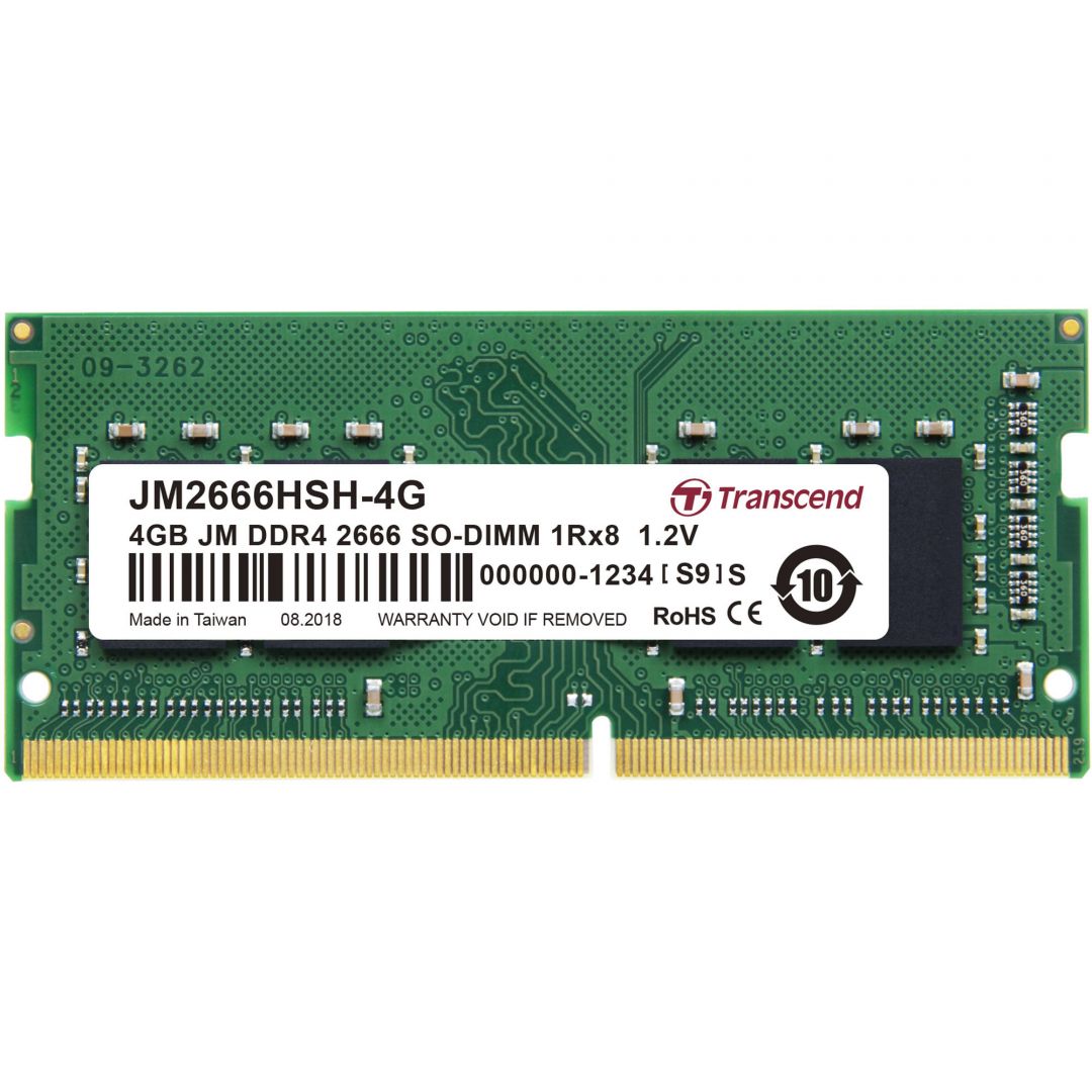 Transcend 4GB DDR4 2666MHz SODIMM JetRam