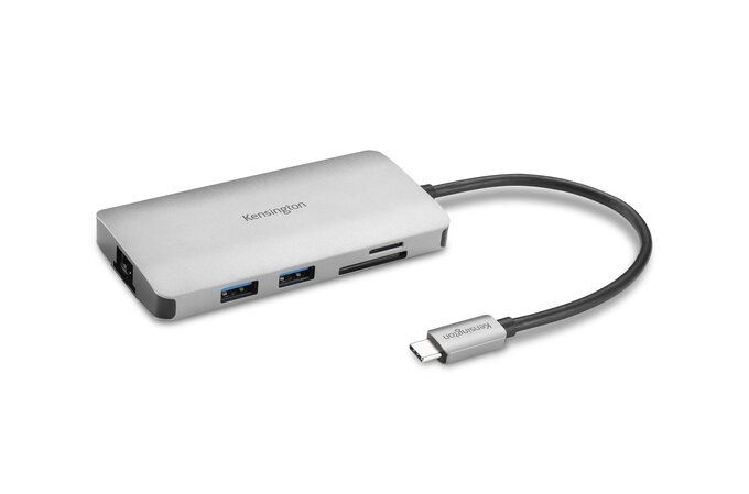 Kensington UH1400P USB-C 8-in-1 Driverless Mobile Hub