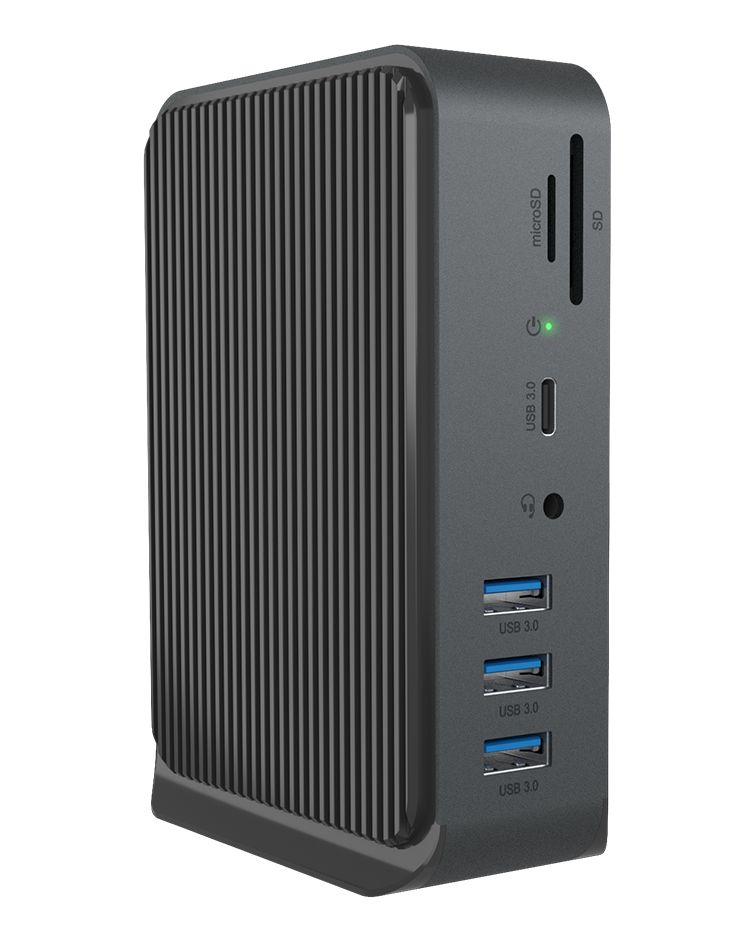 Raidsonic IcyBox IB-DK2261AC USB3.2 DockingStation Black