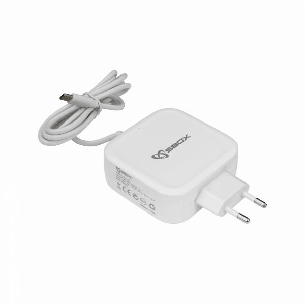 SBOX TC-65W Laptop Adapter White