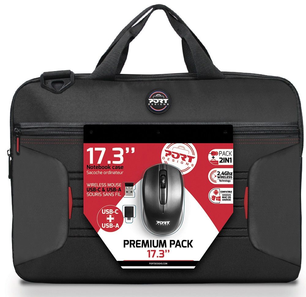 Port Designs Wireless PC & Mouse Bag 17,3