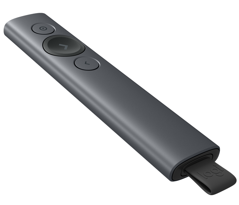 Logitech Spotlight Plus Presentation Remote Wireless Presenter Digital Laser Grey