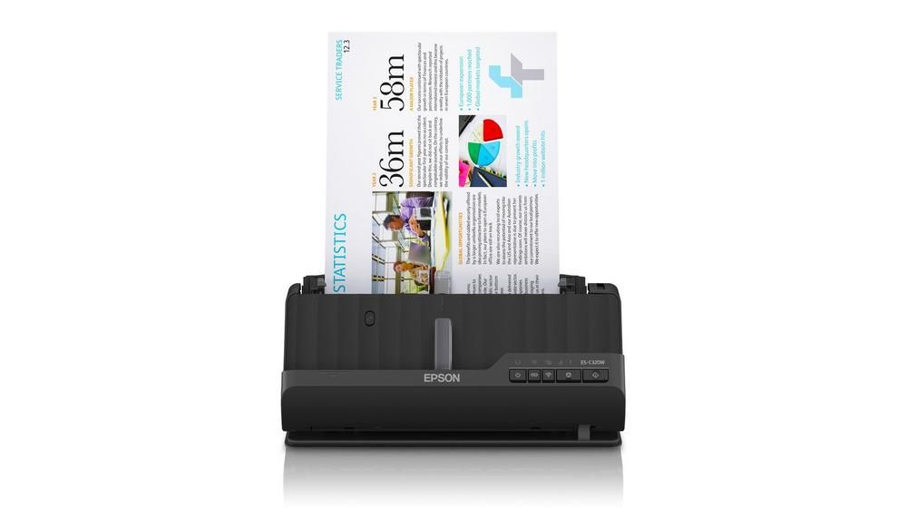 Epson WorkForce ES-C320W Lapáthúzós Szkenner Black