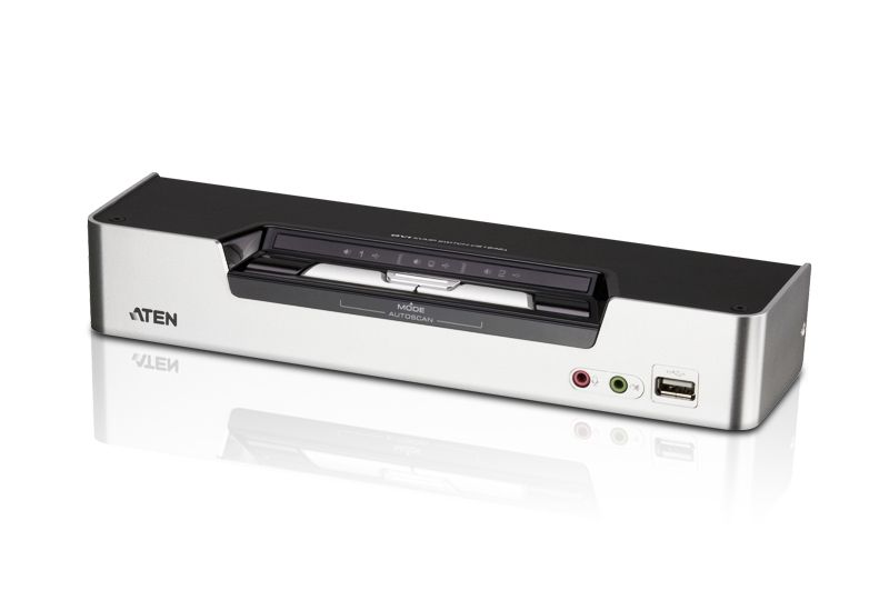 ATEN 2-Port USB DVI Dual Link Dual Display/Audio KVMP Switch