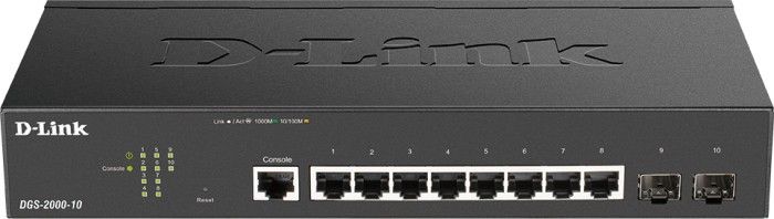 D-Link DGS-2000-10 Desktop Gigabit Managed Switch