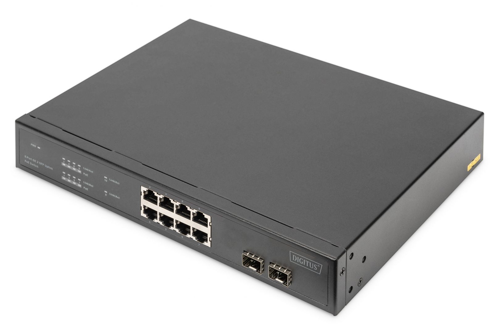 Digitus DN-95341-1 8 Port Gigabit PoE Switch Black