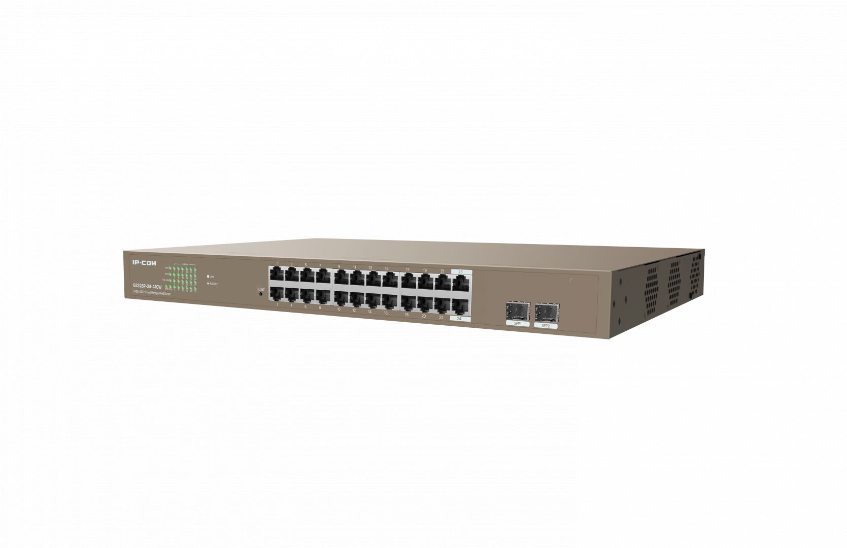 IP-COM G3326P-24-410W 24GE+2SFP Cloud Managed PoE Switch