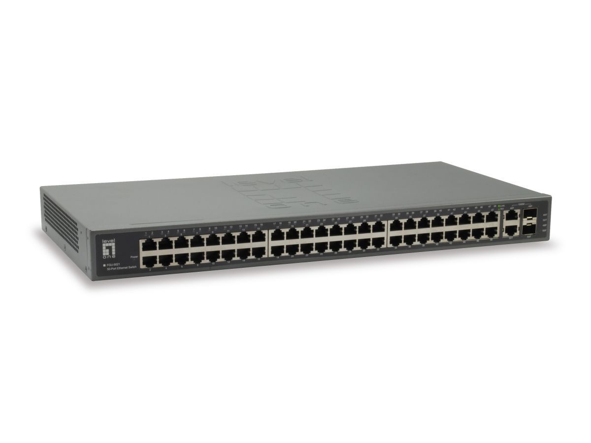 LevelOne FGU-5021 50-Port Fast Ethernet Switch