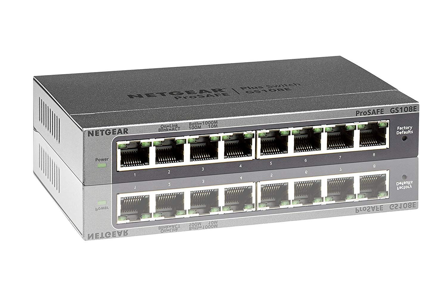 Netgear GS108E 8 Port Gigabit ProSafe Plus Switch