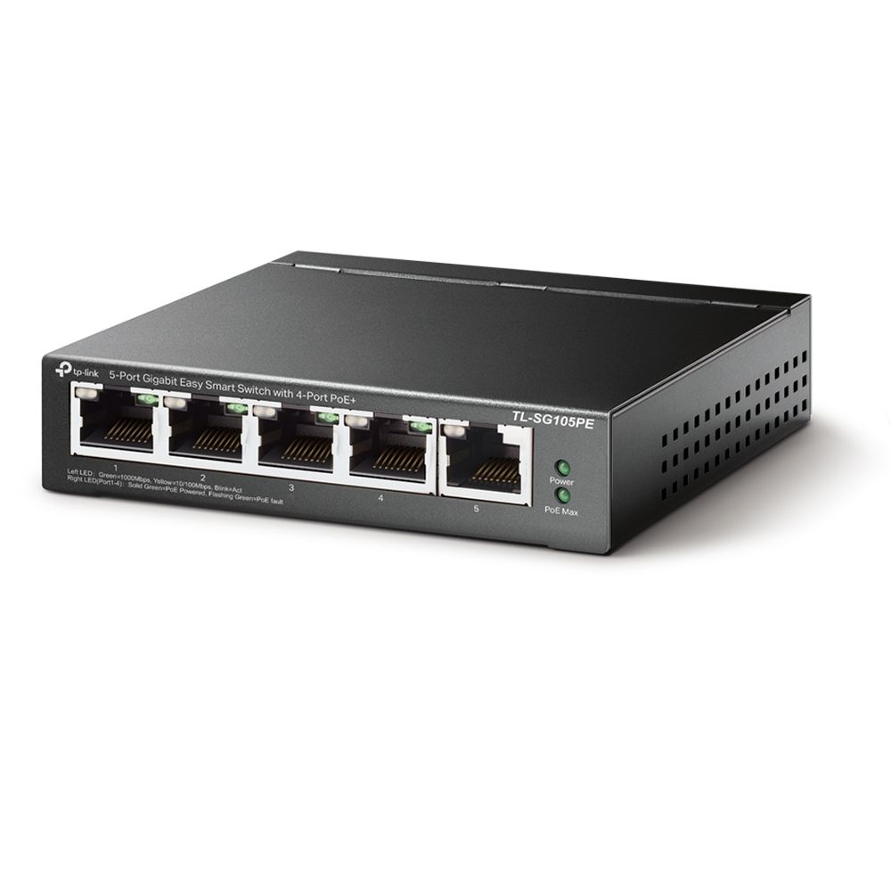 TP-Link TL-SG105PE 5-Port Gigabit Easy Smart Switch