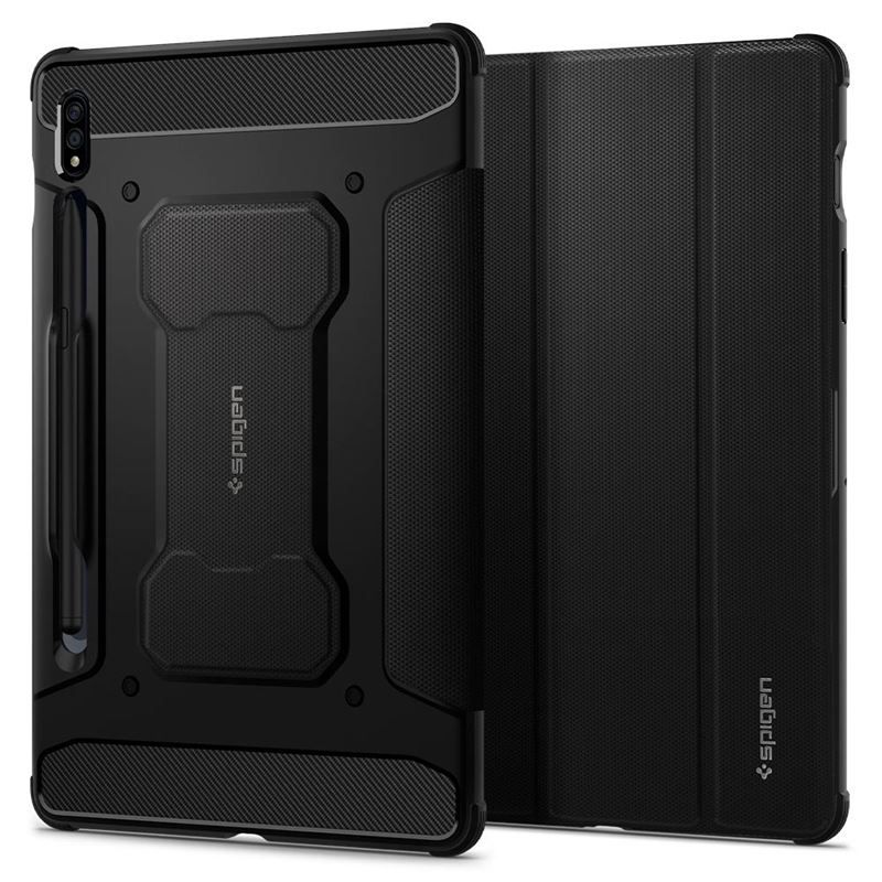 Spigen Rugged Armor Pro, black - Samsung Galaxy Tab S7/S8