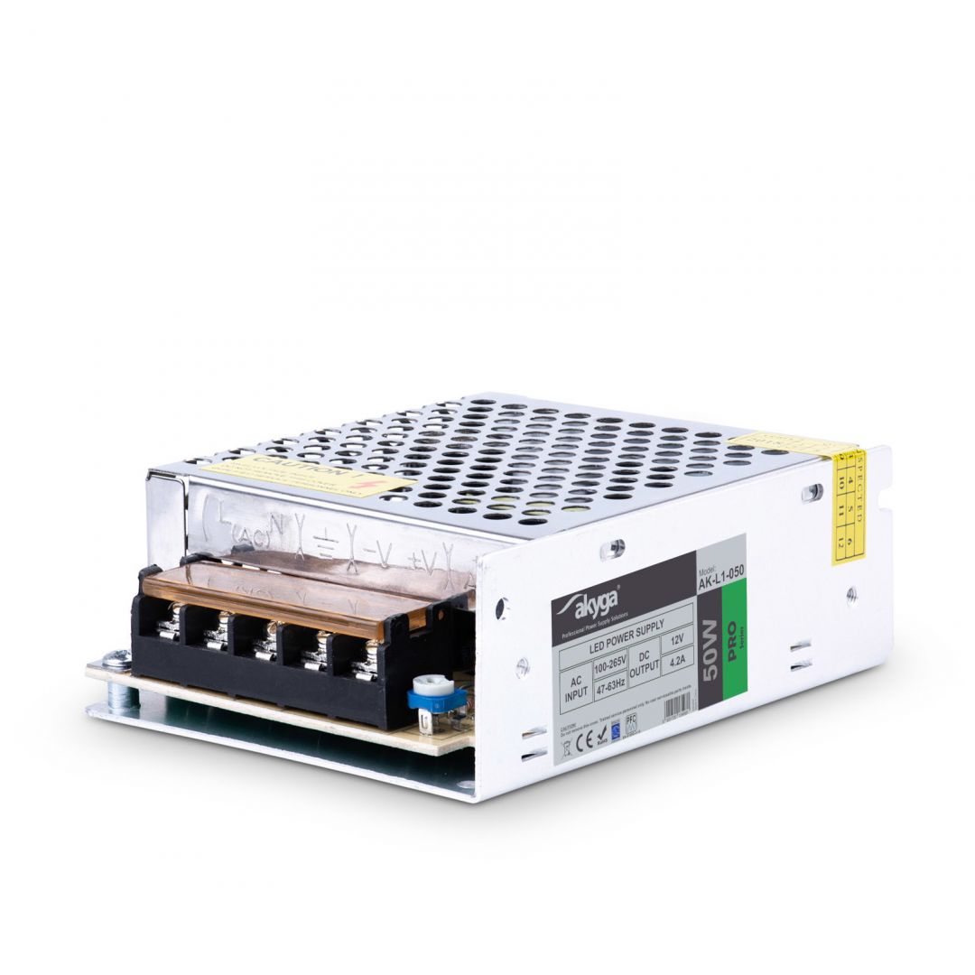 Akyga AK-L1-050 LED Power Supply 12V / 4,2A 50W