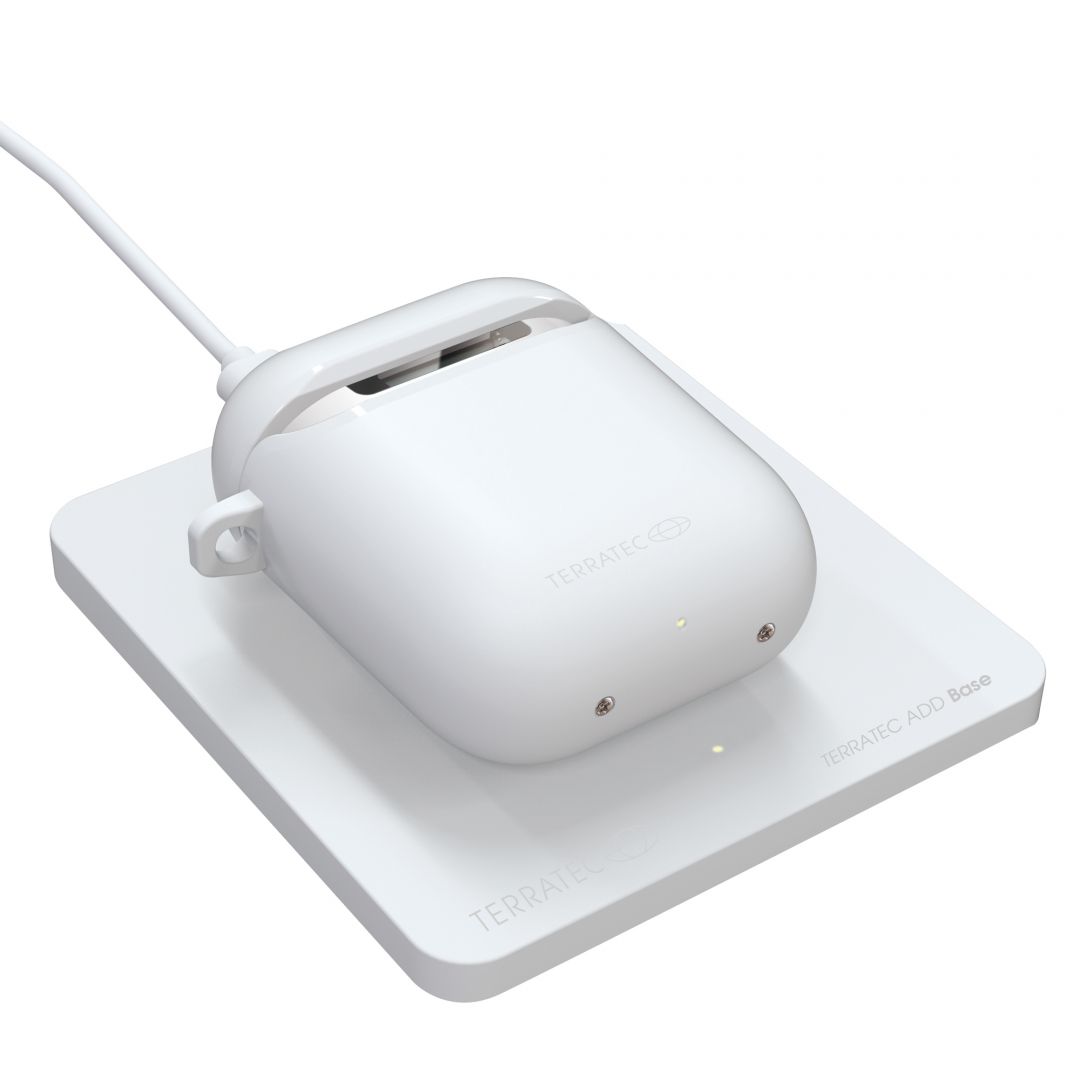 TERRATEC ADD Base Wireless charging pad for Apple AirPods White