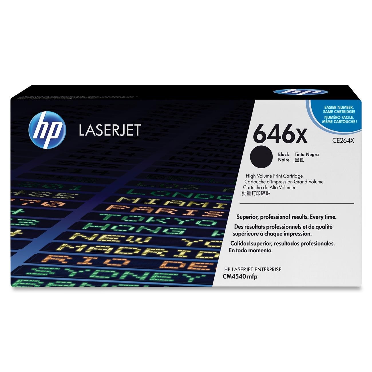 HP CE264X (646X) Black toner